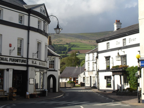 Crickhowell, destino en Powys