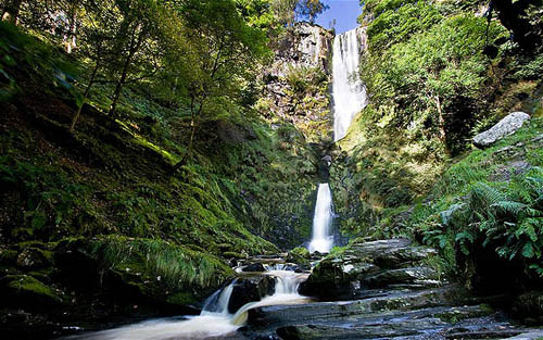 La Cascada Pistyll Rhaeadr, maravilla de Gales